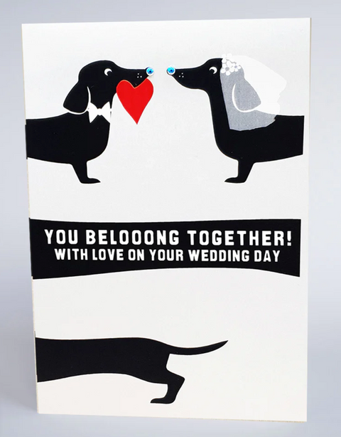 Belooong Together Wedding Day Card