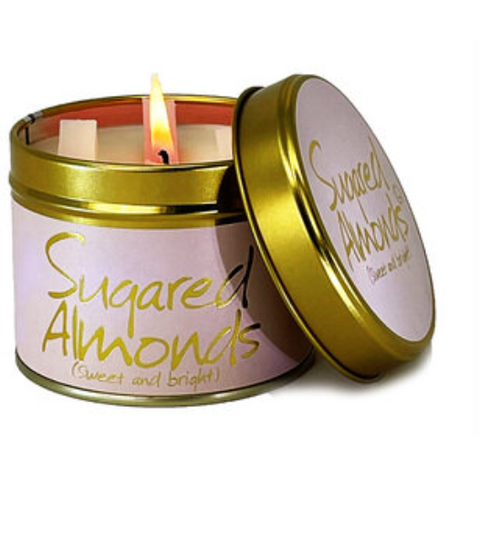 Sugared Almonds Scented Candle Tin