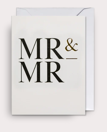 Mr & Mr Mini Card
