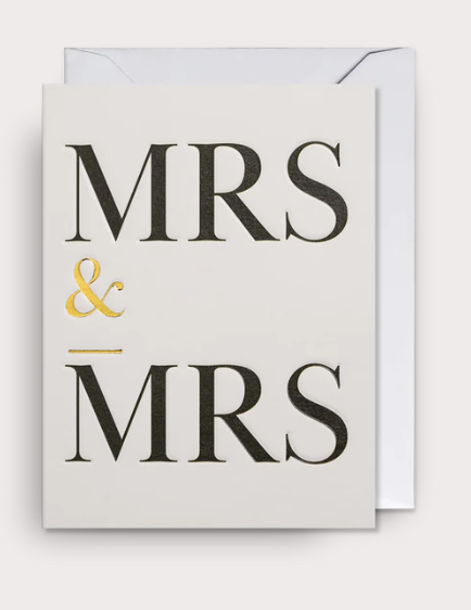 Mrs & Mrs Mini Card