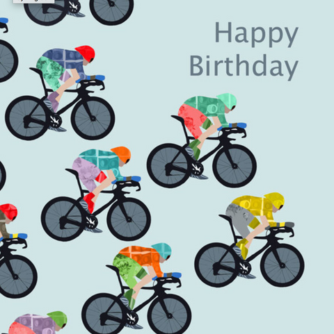Cycling Birthday Card