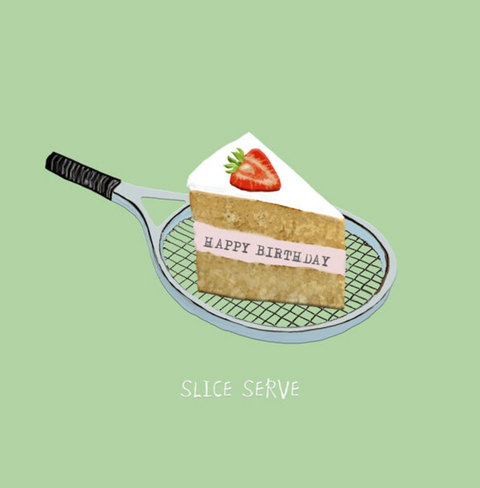 Happy Birthday Slice Serve Card