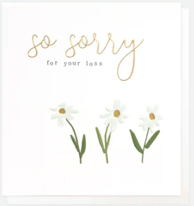 Daisies So Sorry for Your Loss Card
