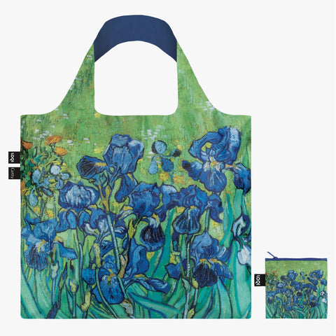 LOQI recycled zip away bag - Vincent van Gogh’s Irises