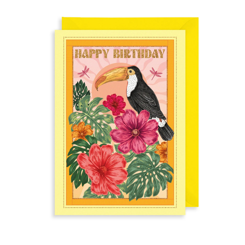 Toucan Birthday Greetings Card