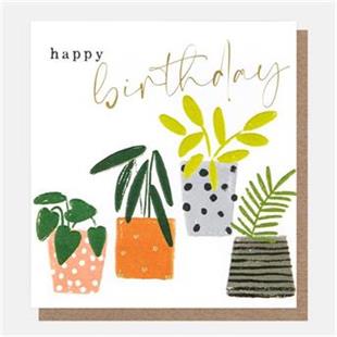 Happy Birthday Plant Pot Card