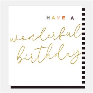 Have A Wonderful Birthday Card