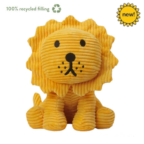 Miffy Lion Soft Toy - Corduroy Yellow