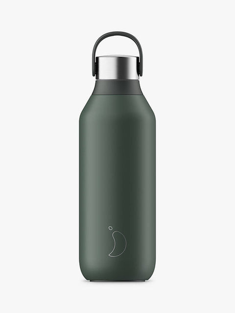 Chilly's Series 2 Pine Green Water Bottle 500ml