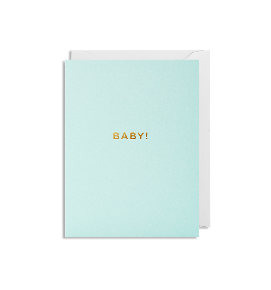 Baby! (Blue) Mini Card
