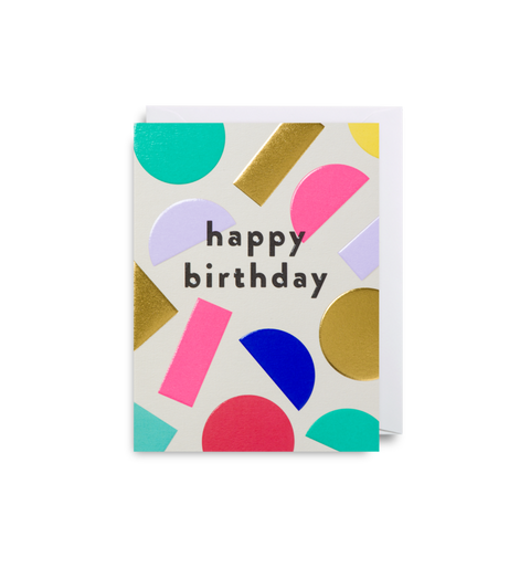 Shapes Birthday Mini Card