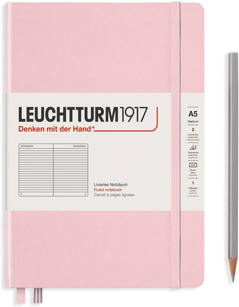 Leuchtturm 1917 Hardcover Notebook Medium Ruled Powder