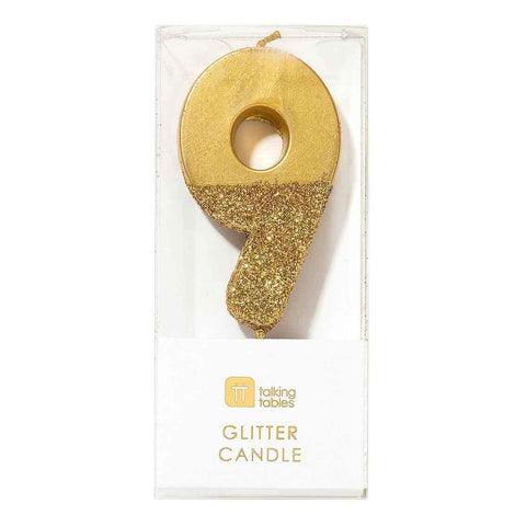 Gold Glitter Candle 9