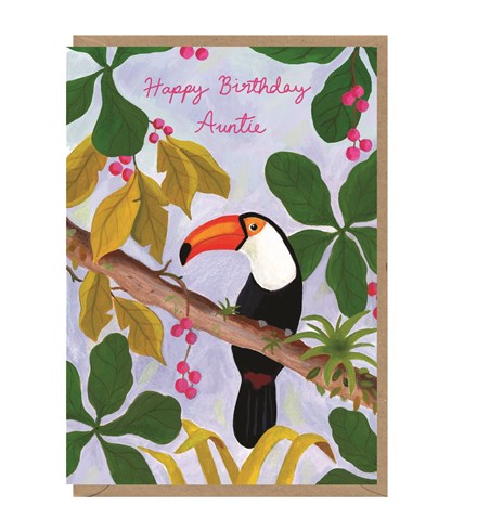 Toucan Auntie Birthday Card