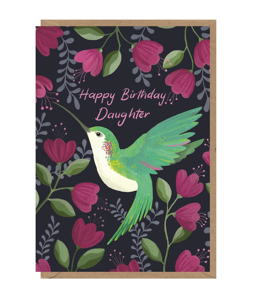 Kingfisher Daughter Birthday Card