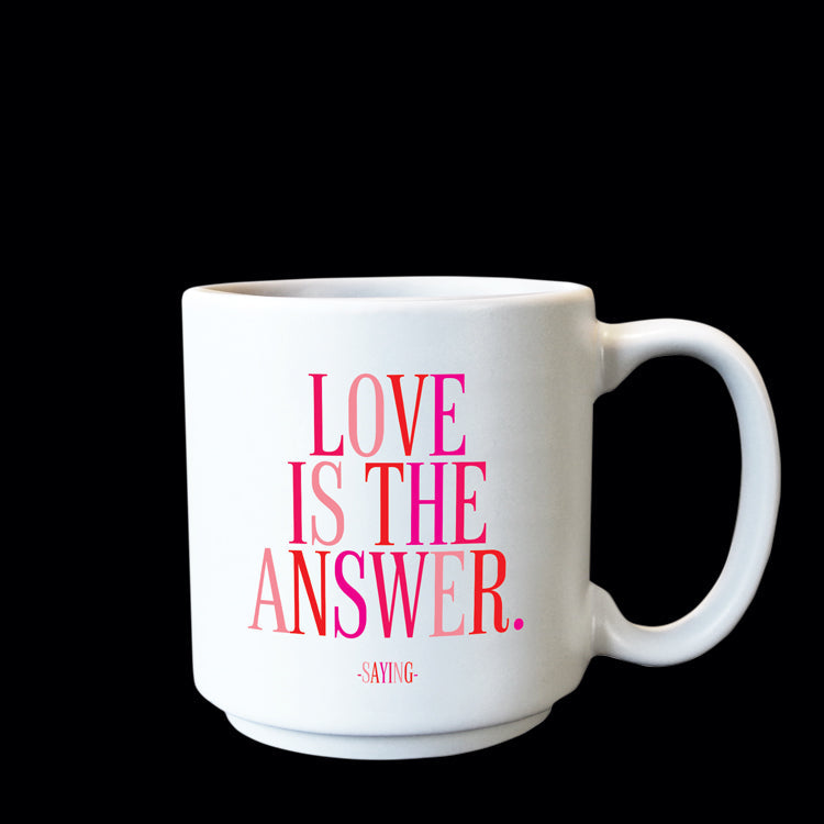 Love is The Answer Espresso Mug