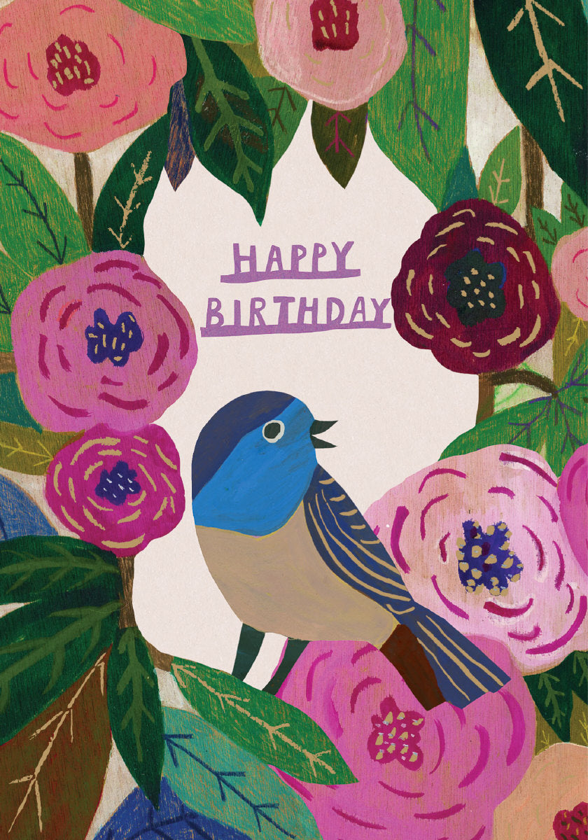 Roger La Borde Petit Eastern Bluebird Greetings Card