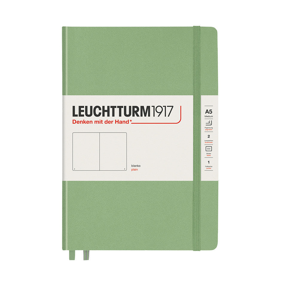 Leuchtturm1917 Hardcover Notebook Medium Plain Sage