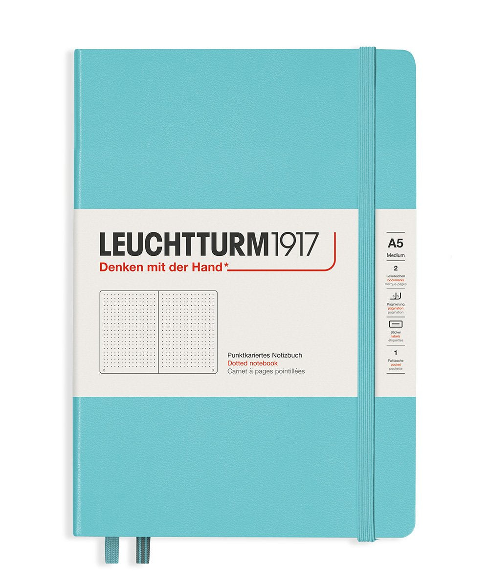 Leuchtturm 1917 Hardcover Notebook Medium Dotted Aquamarine