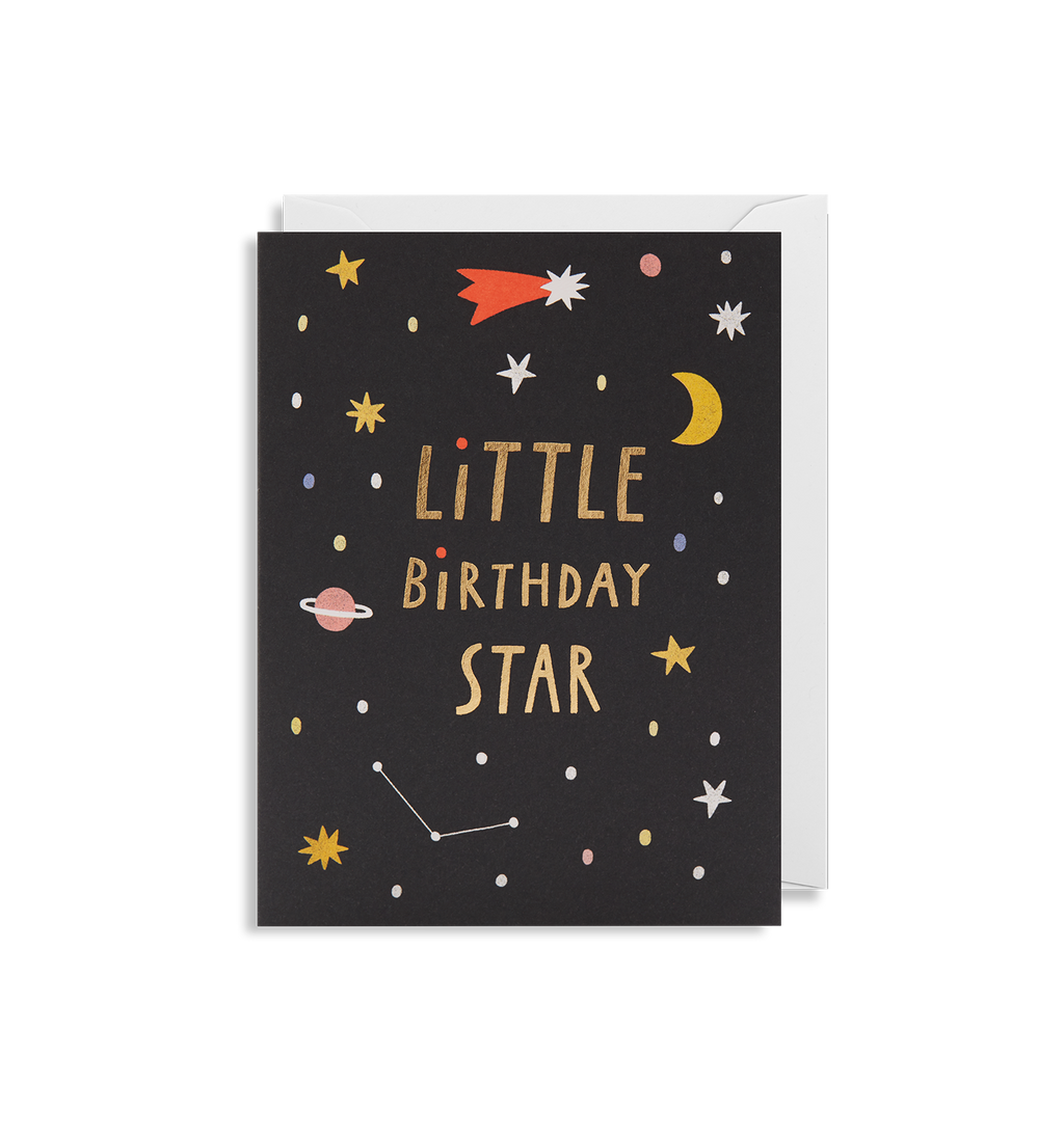 Little Birthday Star Mini Card