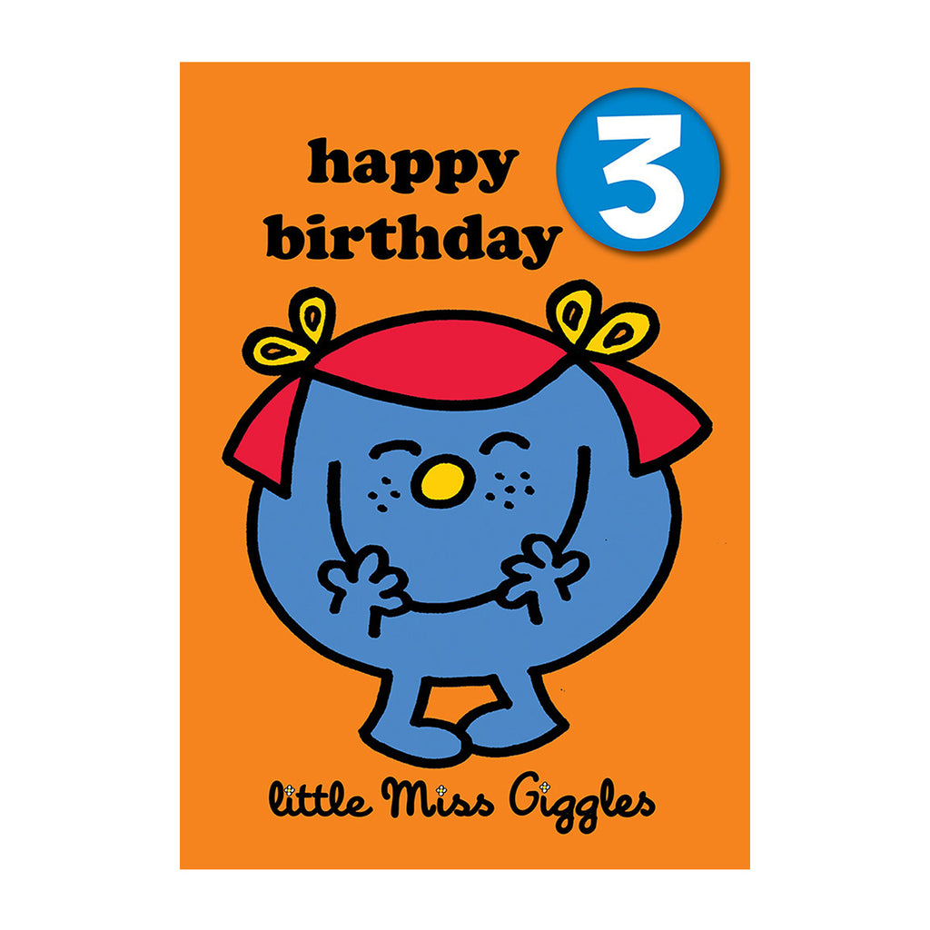 Little Miss Giggles Happy 3rd Birthday