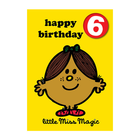 Little Miss Magic Happy 6th Birthday