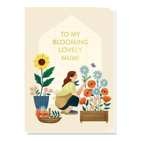 Lovely Mum - Wild Flowers Seed Stick Card