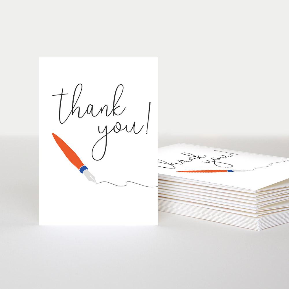 Thank you notecards pack of 10