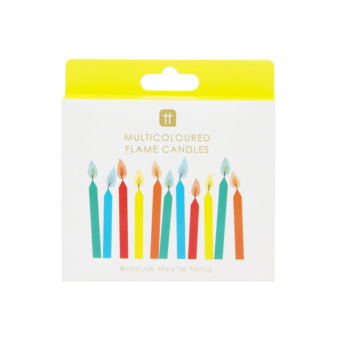 Multicoloured Flame Candles