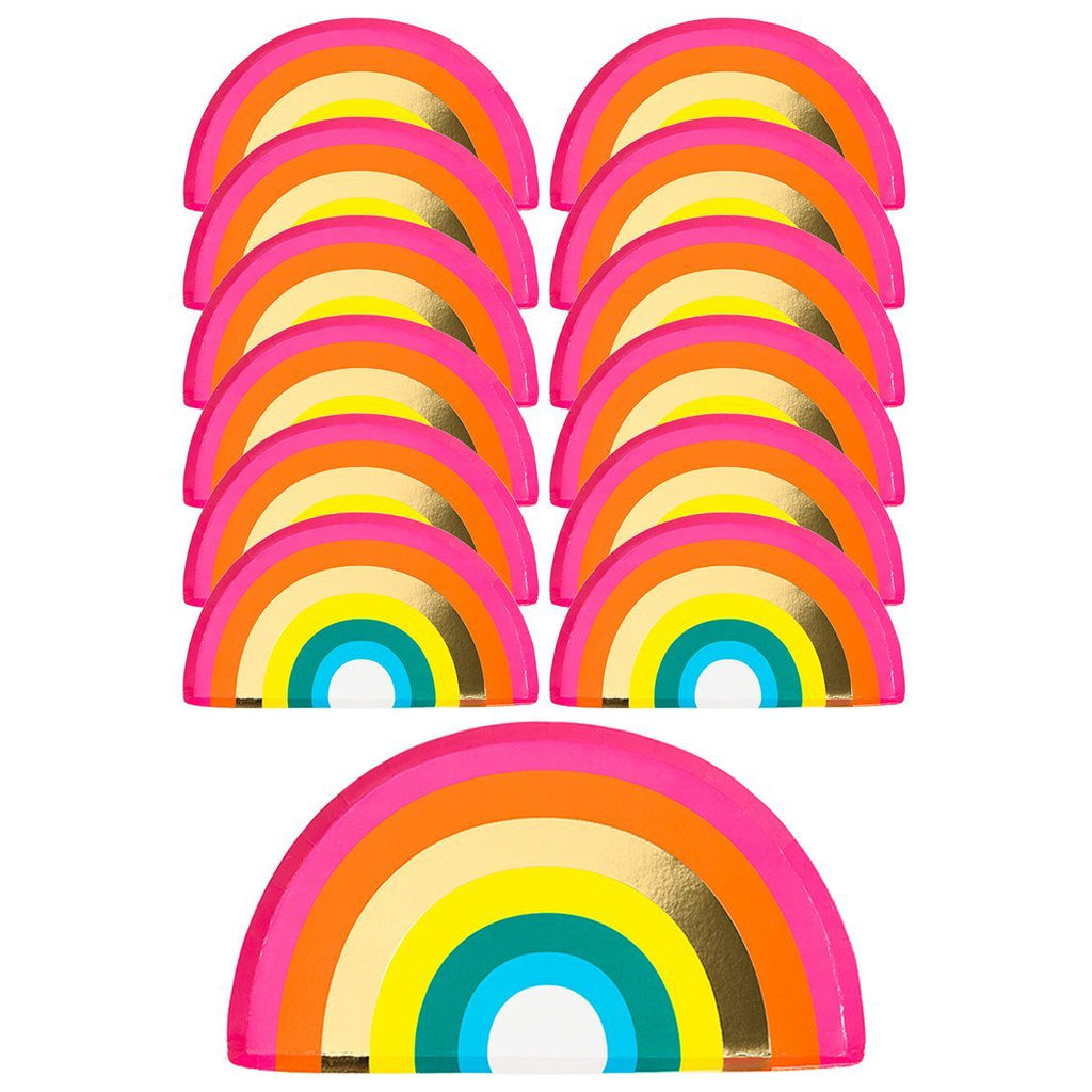 Rainbow Shaped Plates