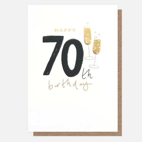Happy 70th Birthday Card