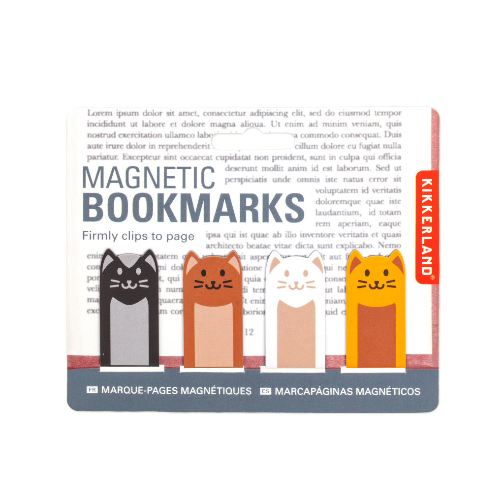 Magnetic Bookmarks Cats by Kikkerland