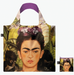 Loqi Frida Kahlo Self Portrait with Hummingbird Recycled Bag