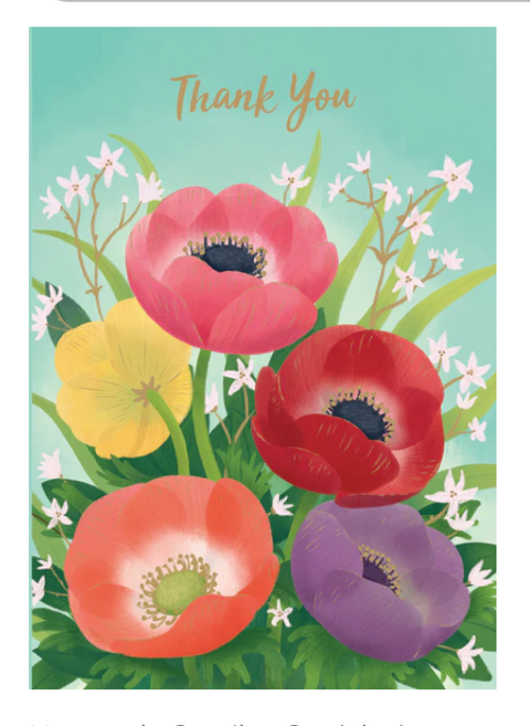 Roger La Borde Flowers Thank You Card