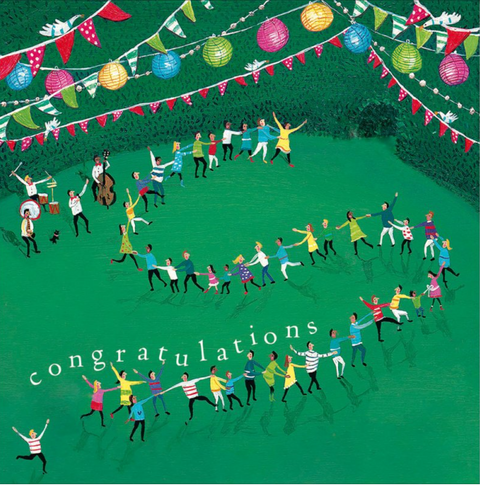 Let's Celebrate Congratulations Greetings Card