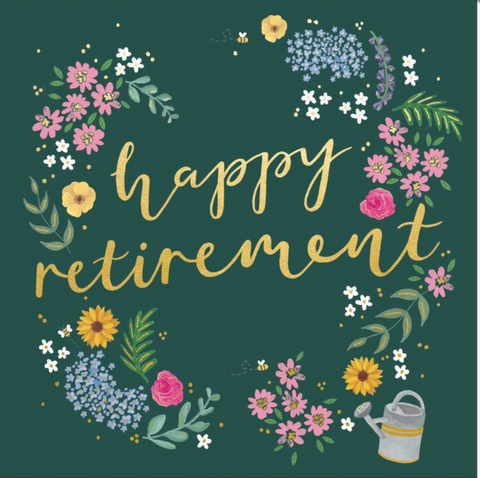 Happy Retirement Greetings Card