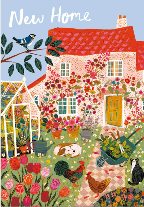 Country Cottage New Home Card