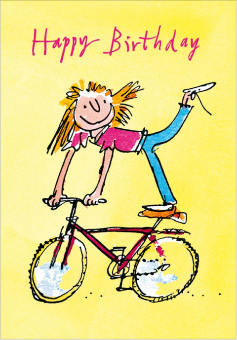 Happy Birthday Greetings Card By Quentin Blake