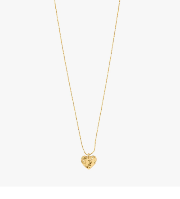 SOPHIA Heart Pendant Necklace Gold-Plated