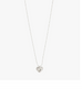 SOPHIA Heart Pendant Necklace Silver-Plated
