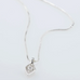 SINCERITY Crystal Pendant Necklace Silver-Plated