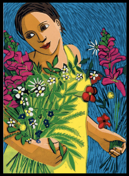 June Flowers By Anita Klein