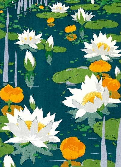 By Underground to Kew Gardens: Water lilies