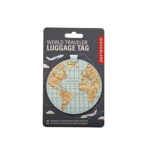 World Traveller Luggage Tag by Kikkerland