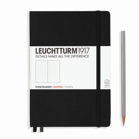 Leuchtturm 1917 Notebook Medium Dotted Black