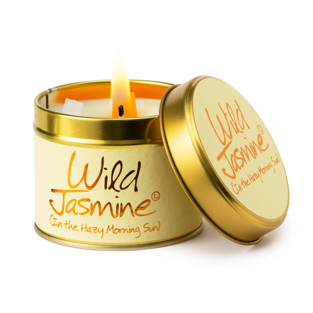 Lily Flame Wild Jasmine Scented Tin Candle