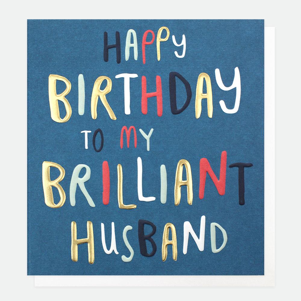Brilliant Husband Card