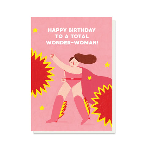 Total Wonder Woman Birthday Card