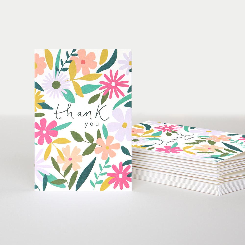 Floral Thank You Notecards Pack