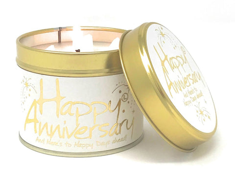 Lily Flame Happy Anniversary Scented Tin Candle